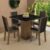 Conjunto Sala de Jantar Mesa Tampo de Vidro 4 Cadeiras Tifani Madesa