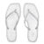 Chinelo Brizza Arezzo Bico Quadrado Metal Square Prata – Feminino