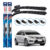 Par de Palhetas Limpador Parabrisa Multiclip Original Bosch Ford Focus 2008 A 2013