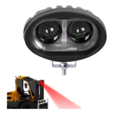 Farol Milha Auxiliar 2 Led 20w Empilhadeira Led Vermelho