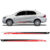 Faixa Lateral Volkswagen Voyage 2010/2022 Adesivo Vermelho