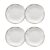 Jogo com 4 Pratos Fundos 22,5cm Oxford Ryo Maresia