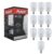 Kit 10 Lâmpadas Led Bulbo Alta Potência Branco Frio 6500k e27 20w 30w 40w 50w Avant Original