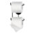 Suporte Duplo Rolo Higiênico Dupla Face 3M Preto