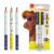 LÁPIS HB BIG   ESTAMPADO RAPTORS   RESINA TRIANGULAR   BLISTER C/ 3UN   LP7251   BRW