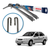 Palheta Limpador Parabrisa Original Bosch Chevrolet Corsa Sedan 1995 A 2006