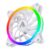 COOLER FAN RYVEL 120MM ARGB 5V LUNA BRANCO – RY-FN-LN-WT-5V