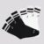 Kit Meia Kappa 6 Pares Sport Cano Alto Preta e Branca