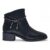 Bota Beira Rio Feminina Cano Curto Salto Grosso Brilho Macia Original