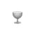 Taça para Sobremesa 350 ml Plástico Incolor Glamour Plasútil