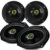 Kit Economy Par Alto Falante Triaxial 6×9 Polegadas 140w + 6 Polegadas 120w KPS Beat Vibes KE66X9KO