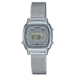 Relógio de Pulso Feminino Casio Digital Vintage Tendência Estilo Mulher Esposa LA670WEM-7DF