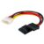 Cabo de Energia SATA – 1 Conector 4 Pinos Molex para 2 de energia SATA