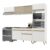 Armário de Cozinha Compacta 252cm Veneza Multimóveis V3691