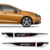 Par Aplique Lateral Cruze Sport6 Emblema Resinado Decorativo