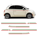 Kit Adesivo Faixa Lateral Fiat 500 Italia Modelo Original