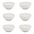 Jogo de 6 Tigelas Sobremesa 12cm Oxford Flora Camélia