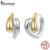 Brincos De Argola Bamoer 925 Sterling Sliver Waterdrop Design Joias Presentes Para Mulheres