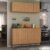 Kit Armário de Cozinha Aéreo e Balcão 4 Portas Retrô Multimóveis MP2170