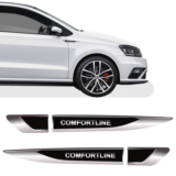 Emblema Resinado Aplique Lateral Volkswagen Comfortline Reto Par