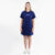 Vestido Colcci T-Shirt Dress Comfort Azul Escuro – Feminino