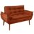 Namoradeira Opala Elegante Suede Terracota