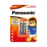 Pilha Comum Palito (AAA) 1,5V – POWER alkaline – 2 unidades – Panasonic – Rizzo