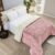 Coberdrom Casa Scarpa Apollo King Sherpa Pele De Carneiro + Manta Flannel – Rosa