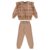 Conjunto Infantil Feminina com Blusão Xadrez e Calça Bee Loop