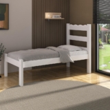 Cama de Solteiro Madeira Maciça para Colchão 78/88x188cm Multimóveis CR35254