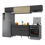 Armário de Cozinha Compacta 260cm Veneza Multimóveis V3698