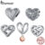 Bamoer 925 Sterling Sliver Charm Eternal Love Pingente Série De Acessórios Para Pulseira