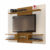 Painel Home Atlas Para Tv Até 55 Polegadas Pintura Ripado Off White com Cinamomo Bechara