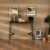 Mesa Bistrô Retangular com Tampo MDF Denver Preta e Amêndoa 120 cm
