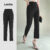 Lovito Calça elegante com zíper liso para mulheres L128ED777