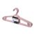 Cabide Plástico Adulto Pendura Mais Rosa 40cm Easy Sanremo Leve 6 Pague 5