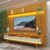 Rack com Painel para TV Até 85 Polegadas Nobre 3 Gavetas Ripado 100% Mdf com Led Naturale/Off White – Gelius