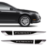 Aplique Lateral Ford Fusion Decorativo Emblema Resinado Par