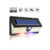 Luminária Solar Parede 190 Led Rwb 4Funções ativação strobo giroflex azul e vermelho Sensor Presença