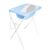 Banheira Acqua Trio Galzerano Dobrável Plástico Azul Pastel
