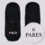 Kit Meia Fila 6 Pares Cano Invisível Preto