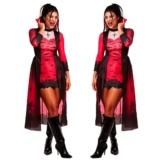 Fantasia Vampira Halloween Feminina Vestido Sexy