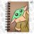 Caderninho de Anotações – Baby Yoda I – Star Wars – 50 Folhas – 7x10cm – 1 unidade – Disney Original – Rizzo