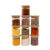Potes de Vidro P/ Mantimentos C/ Tampa Bambu 200ml – 10 Pçs Oikos