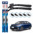 Par de Palhetas Limpador Parabrisa Multiclip Original Bosch Volkswagen Virtus 2017 A 2024