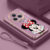 realme 14 5G 14 Pro + Elegante Minnie Mouse Brilhante Chapeamento Bordas Quadradas Caso Requintado Capa Macia