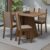 Conjunto Sala de Jantar Mesa Tampo de Madeira 4 Cadeiras Rustic Sophie Madesa