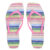 Chinelo Brizza Arezzo Bico Quadrado Square Fitinhas Color Rosa – Feminino