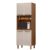 Paneleiro Pop Torre Quente 70cm com 4 Portas e 1 Nicho