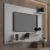 Painel para TV Até 43 Polegadas Denver 3 Prateleiras Branco – Jcarvalho